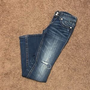 Vigoss The Chelsea bootcut distressed jeans